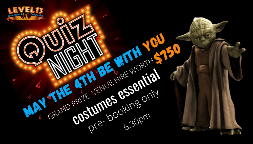 Rotorua Events | Apr-Jun 2021 May the 4th Star Wars Quiz